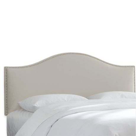 Skyline Furniture Hinsdale Headboard with Velvet Upholstery | Bed Bath ...