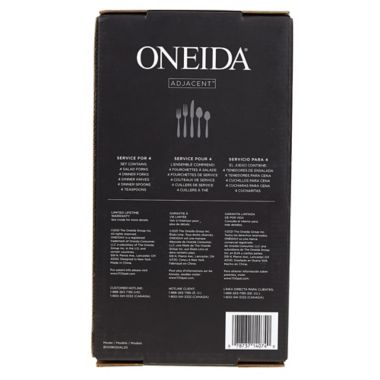 Oneida&reg; Adjacent Satin 20-Piece Flatware Set. View a larger version of this product image.