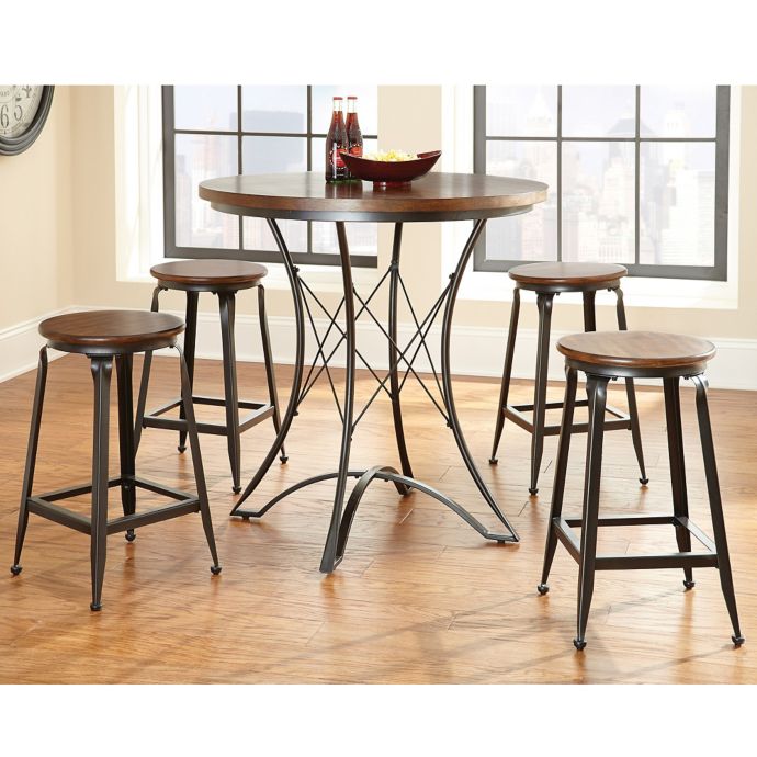 Steve Silver Co. Adele 5-Piece Counter Height Dining Set ...