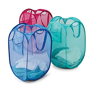 SALT&trade; Pop-Up Mesh Laundry Hamper. View a larger version of this product image.