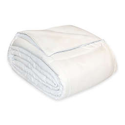 Reversible Cotton Twill Down Alternative Comforter in White