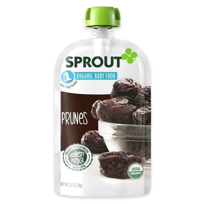 Sprout® 3.5 oz. Stage 1 Prunes Organic Baby Food | buybuy BABY