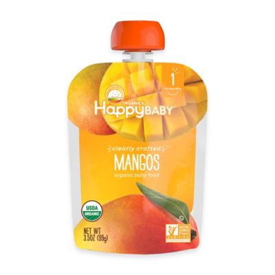 Happy Baby&trade; Clearly Crafted Stage 1 Organic 4 oz. Mangos