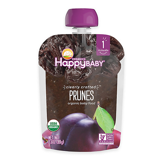Alternate image 1 for Happy Baby™ Clearly Crafted Stage 1 Organic 4 oz. Prunes