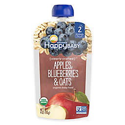 Happy Baby™ Clearly Crafted Stage 2 Organic 4 oz. Apples, Blueberries, and Oats