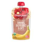 Alternate image 0 for Happy Baby&trade; Clearly Crafted Stage 2 Organic 4 oz. Bananas, Raspberries, and Oats