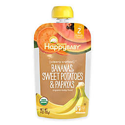 Happy Baby™ Clearly Crafted Stage 2 Organic 4 oz. Bananas, Sweet Potatoes, and Papayas