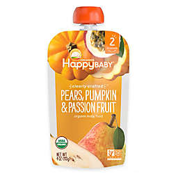 Happy Baby™ Clearly Crafted Stage 2 Organic 4 oz. Pears, Pumpkin, and Passion Fruit