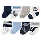 Alternate image 0 for BabyVision&reg; Luvable Friends&reg; Size 0-6M Newborn Socks in Navy