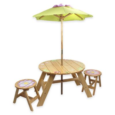 outdoor kid table and chairs
