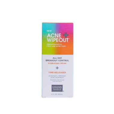 Acne Wipeout&trade; 2 oz. All Day Breakout Control Hydrating Cream. View a larger version of this product image.
