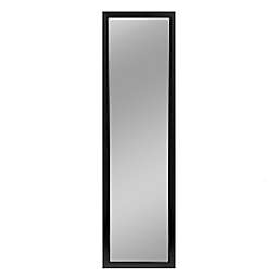 Neutype 55-Inch x 16-Icnch Full-Length Wall-Mounted Hanging Door Mirror in Black