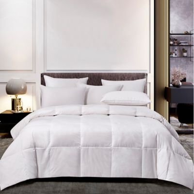 Martha Stewart Essentials Down Alternative KING Comforter WHITE $80 E91151 