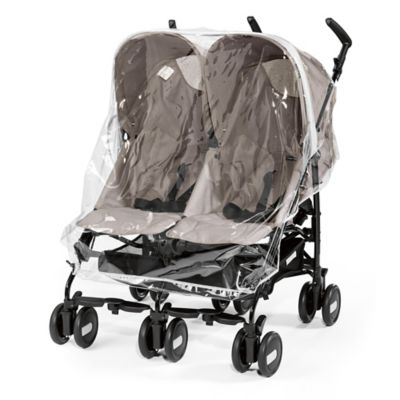 Peg Perego Rain Cover for Pliko Mini Twin Stroller