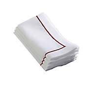 Saro Lifestyle Classic Line Napkins in Red (Set of 4)