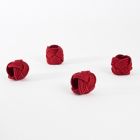 Alternate image 1 for Saro Lifestyle Braided Jute Napkin Rings in Red (Set of 4)