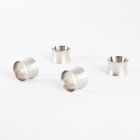 Alternate image 1 for Saro Lifestyle Classic Design Napkin Rings in Silver (Set of 4)