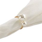 Alternate image 4 for Saro Lifestyle Pearl Napkin Rings (Set of 4)