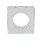 Alternate image 2 for Saro Lifestyle Cielo Crystal Napkin Rings in Clear (Set of 4)