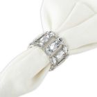 Alternate image 4 for Saro Lifestyle Acrylic Napkin Rings in Clear (Set of 4)