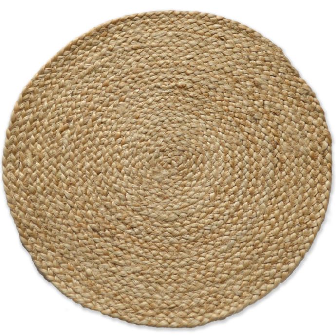 Natural Jute Round Placemat Bed Bath and Beyond Canada