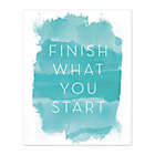 Alternate image 0 for Finish What You Start Canvas Wall Art