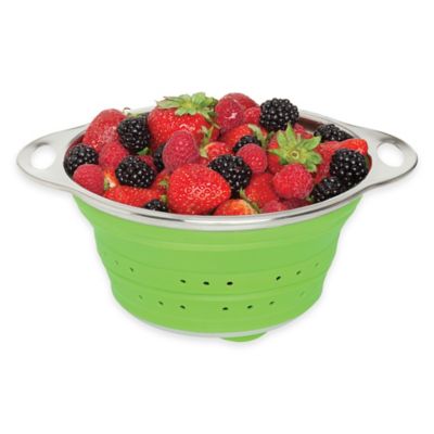 stainless steel collapsible colander