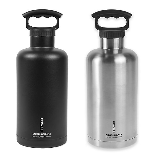 Alternate image 1 for FIFTY/FIFTY Double Wall Vacuum-Insulated 64 oz. Growler