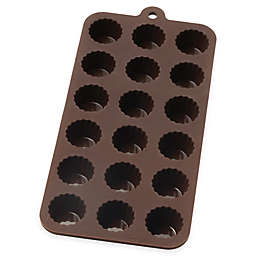 Mrs. Anderson's Baking® Nonstick 10-Inch x 4.12-Inch Silicone Cordial Chocolate Mold in Brown