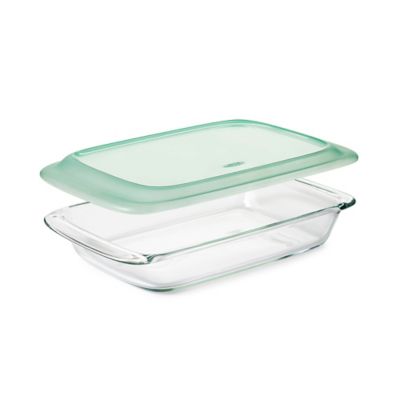 OXO Good Grips&reg; 2 qt. Oblong Glass Baking Dish with Lid