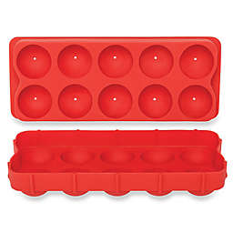 Cannonball Silicone Ice Ball Tray in Red