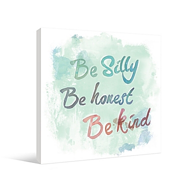 Let&#39;s Be Silly 16-Inch x 16-Inch Canvas Wall Art. View a larger version of this product image.