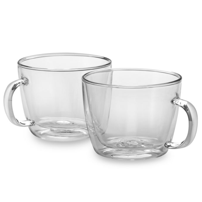 Bodum Bistro Double Wall 15Ounce Cafe Latte Mug (Set of 2) Bed Bath