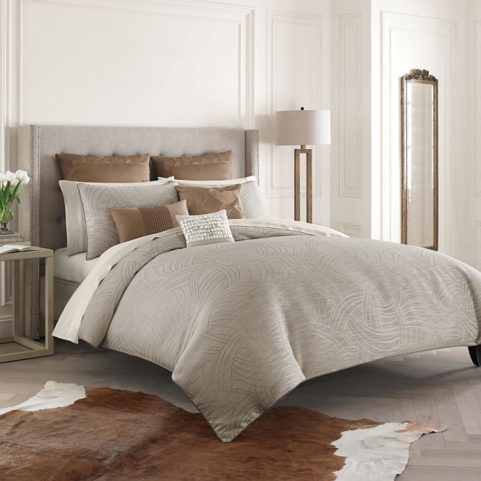 Catherine Malandrino Locks Duvet Cover Set | Bed Bath & Beyond