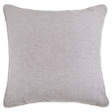 Wamsutta&reg; Kenton European Pillow Sham in Grey. View a larger version of this product image.