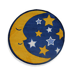 Fun Rugs® Moon & Stars 2-Foot 7-Inch Round Accent Rug