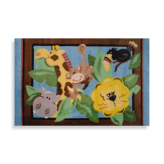 Alternate image 1 for Fun Rugs™ In the Jungle 3-Foot 3-Inch x 4-Foot 10-Inch Area Rug