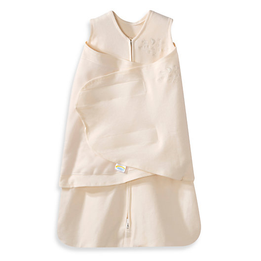 Alternate image 1 for HALO® SleepSack® Newborn Multi-Way Cotton Swaddle in Cream