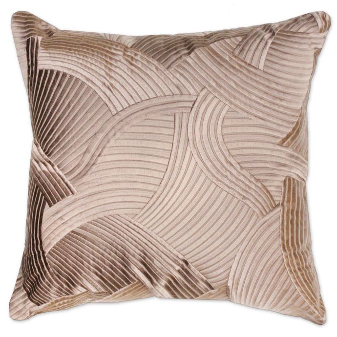 Catherine Malandrino Locks Square Throw Pillow | Bed Bath ...
