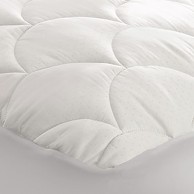 350-Thread Count Cotton Damask Mattress Pad. View a larger version of this product image.