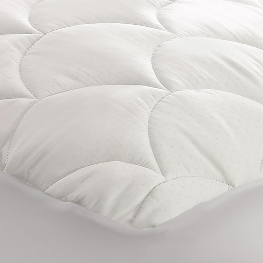 Alternate image 1 for 350-Thread Count Cotton Damask Mattress Pad