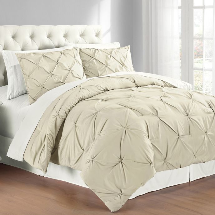 Pintuck Comforter Set Bed Bath Beyond