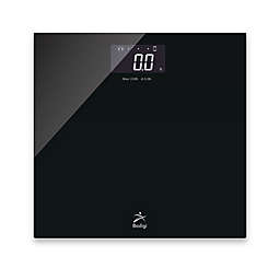 American Weigh Scales Bodigi Essential Digital Wireless Smart Bathroom Scale in Black