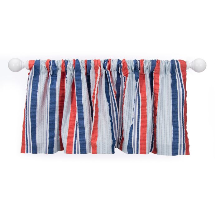 Glenna Jean Fish Tales Striped Window Valance Buybuy Baby