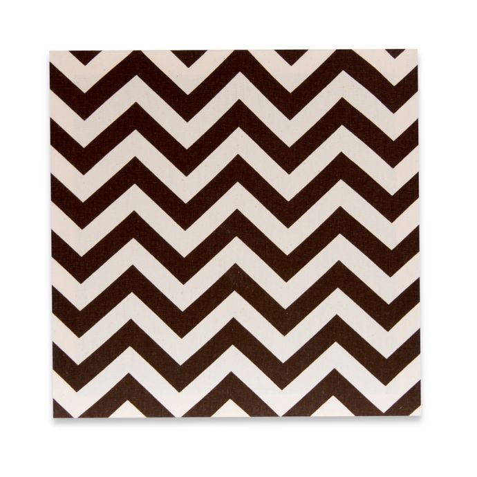 Glenna Jean Traffic Jam Chevron Canvas Wall Art Bed Bath & Beyond