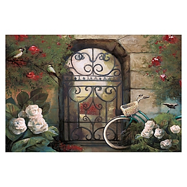 Pied Piper Creative Garden Gate 36-Inch x 24-Inch Canvas Wall Art. View a larger version of this product image.