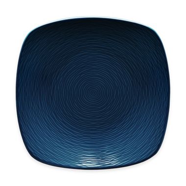 Noritake&reg; Navy on Navy Swirl Square Salad Plate. View a larger version of this product image.