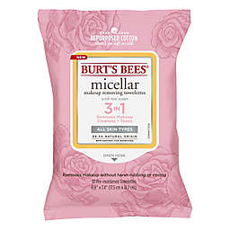 Burt's Bees® 30-Count Makeup Removing Micellar Towelettes in Rose