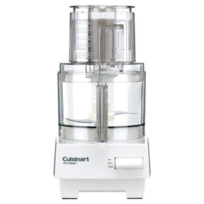 Cuisinart® Pro Classic 7Cup Food Processor in White Bed Bath and