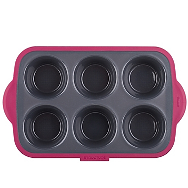 Trudeau 6-Cavity Silicone Muffin Pan. View a larger version of this product image.